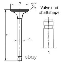 16 Exhaust Valves for Range Rover Sport LR002447 Discovery III 448S2 V8