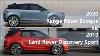 2020 Range Rover Evoque Vs 2019 Land Rover Discovery Sport Technical Comparison
