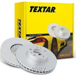 2 Textar Brake Discs 350mm Rear For Land Rover Discovery Range Sport