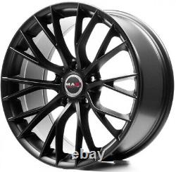 4 Alloy Wheels Compatible with Range Rover Evoque Discovery Sport in 18 inches Black