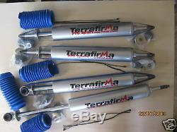 4 Shocks Terrafirma Pro Sport Land Rover Range Rover Classic + 5cms