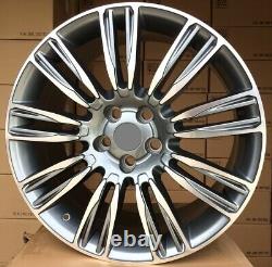 4x 22 Inch Alloy Wheels For Land Rover Velar Evoque Discovery Sport Et45 Rim