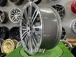 4x 23 Inch 5x120 9.5j Grey Wheels For Land Rover Range Sport Discovery Defender