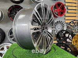 4x 23 inch 5x120 9.5J Grey Wheels for Land Rover Range Sport Discovery Defender