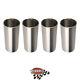 4x Piston Liner Cylinder Sleeves For Land Rover Jaguar 204dta 240hp Twin Turbo