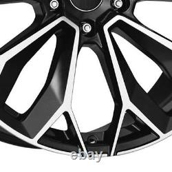 Aez Leipzig Dark Wheels 9.5jx22 Et49 5x120 For Land Rover Discovery Sport Range