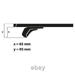 Aluminum roof bars for Land Rover Discovery V LR Menabo Tiger