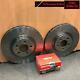 For Land Rover Discovery 3 Range Sport Perforated Front Brake Discs Skates Set
