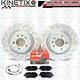For Land Rover Discovery Range Sport Perforated Brake Rear Discs Skates 350mm