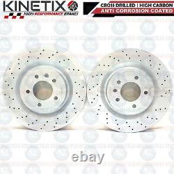 For Land Rover Discovery Range Sport Perforated Brake Rear Discs Skates 350mm