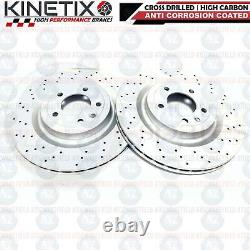 For Land Rover Discovery Range Sport Perforated Rear Brake Discs Pads 350mm