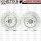 For Land Rover Discovery Range Sport Perforated Rear Brake Discs Pair 350mm