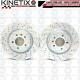 For Land Rover Discovery Range Sport Perforated Rear Brake Discs Pair 350mm