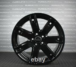 Four Original Range Rover Font 18 Discovery Sport Gloss Black Alloy Wheels