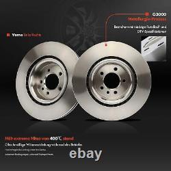 Front Brake Discs and Pads for Land Rover Range Rover Sport Discovery 4