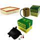 Mann-filter Set For Land Rover Discovery Sport Lc 2.2 D 4wd Range Evoque Lv
