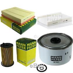 Mann-filter Set Range Rover Sport 2.7 Ls Tdvm 4x4 Discovery III Td The Taa