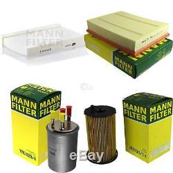 Mann-filter Set Range Rover Sport Ls 4x4 Discovery III 2.7 Tdvm Taa