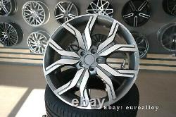 New 22 Inch 5x120 Silver Wheels For Land Rover Discovery Defender Range Sport