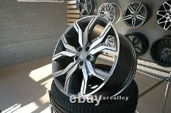 New 22 Inch 5x120 Silver Wheels For Land Rover Discovery Defender Range Sport