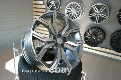 New 22 Inch 5x120 Silver Wheels For Land Rover Discovery Defender Range Sport