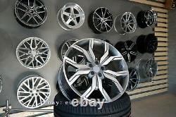 New 22 Inch 5x120 Silver Wheels For Land Rover Discovery Defender Range Sport