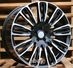 New 4x 22 Inch 5x120 Black Wheels For Land Rover Discovery Defender Range Sport
