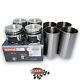 Piston And Standard 4x Improved Liners For Land Rover Jaguar 204dtd 180hp Single
