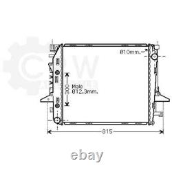 Radiator, Water Cooler Engine Land Rover Range III Sport LM