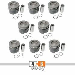 Range Rover Sport (l322, L320, L405, L494, L560) 5.0 508ps Piston Std X 8 Pcs