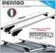 Roof Bars Renault Clio Sporter 2013- Integrated Aluminum Rails With Key