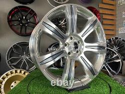4x 21 5x120 7 Rayon Style Roues pour Land Rover Discovery Defender Range Sport