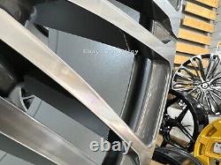 4x 23 inch 5x120 9.5J Gris Roues pour Land Rover Range Sport Discovery Defender