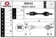 Arbre De Transmission Snra R2312 Land Rover Range Rover Sport I/rover Discovery