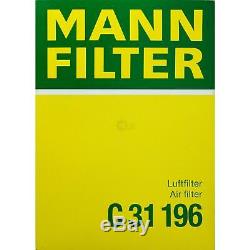 Mann-filter Set Land Rover Discovery IV la 2.7 Td Gamme Sport Ls Tdvm 4x4 Taa