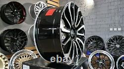 Neuf 4x 24 inch 5x120 Noir Roues pour Land Rover Discovery Defender Range Sport