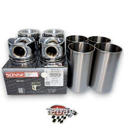 Piston Et Doublures Std 4x Améliorés Pour Land Rover Jaguar 204dtd 180ch Sing