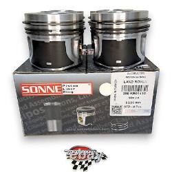 Piston Et Doublures Std 4x Améliorés Pour Land Rover Jaguar 204dtd 180ch Sing