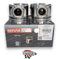 Piston Et Doublures Std 4x Améliorés Pour Land Rover Jaguar 204dtd 180ch Sing