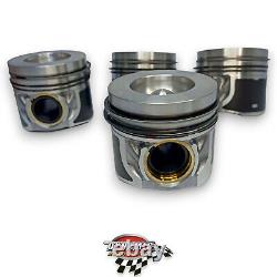 Piston Et Doublures Std 4x Améliorés Pour Land Rover Jaguar 204dtd 180ch Sing