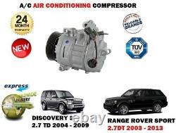 Pour Land Rover Discovery 3 Range Rover Sport 2.7 Dt 2004- AC Compresseur Air