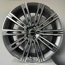 Set 4 Jantes en Alliage Compatible Range Rover Sport Defender Discovery De 22