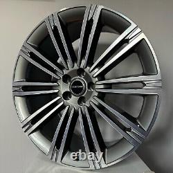 Set 4 Jantes en Alliage Compatible Range Rover Sport Defender Discovery De 22