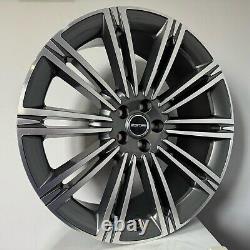 Set 4 Jantes en Alliage Compatible Range Rover Sport Defender Discovery De 22