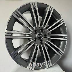 Set 4 Jantes en Alliage Compatible Range Rover Sport Defender Discovery De 22